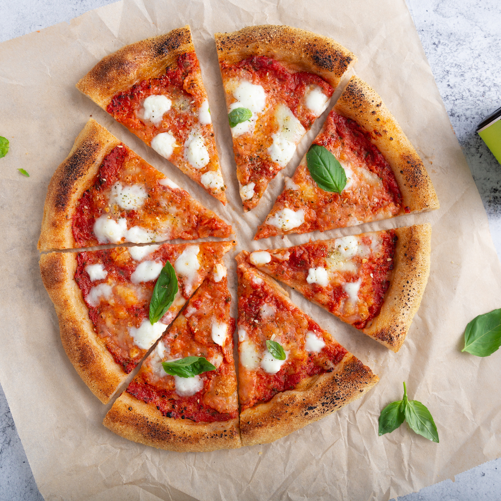 Margherita pizza